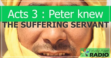 Acts 3 Peter knew the sufferinf servant